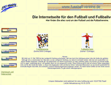 Tablet Screenshot of fussball-vereine.de